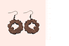 Flower and Bird Wreath Dangles - Image 2