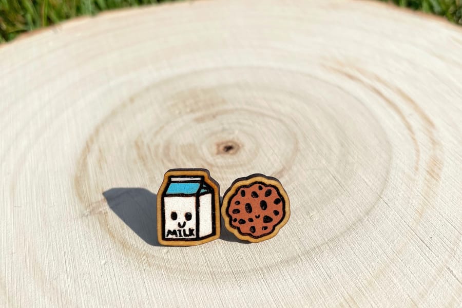 Cookies and Milk Studs - Image 2