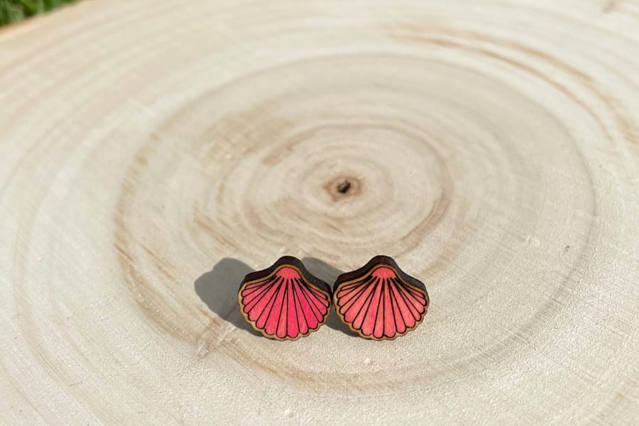Bivalve Seashell Studs - Image 3