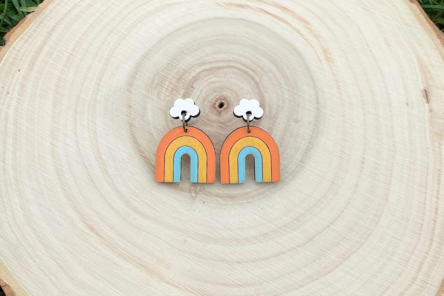Cloud and Rainbow Dangles - Image 2