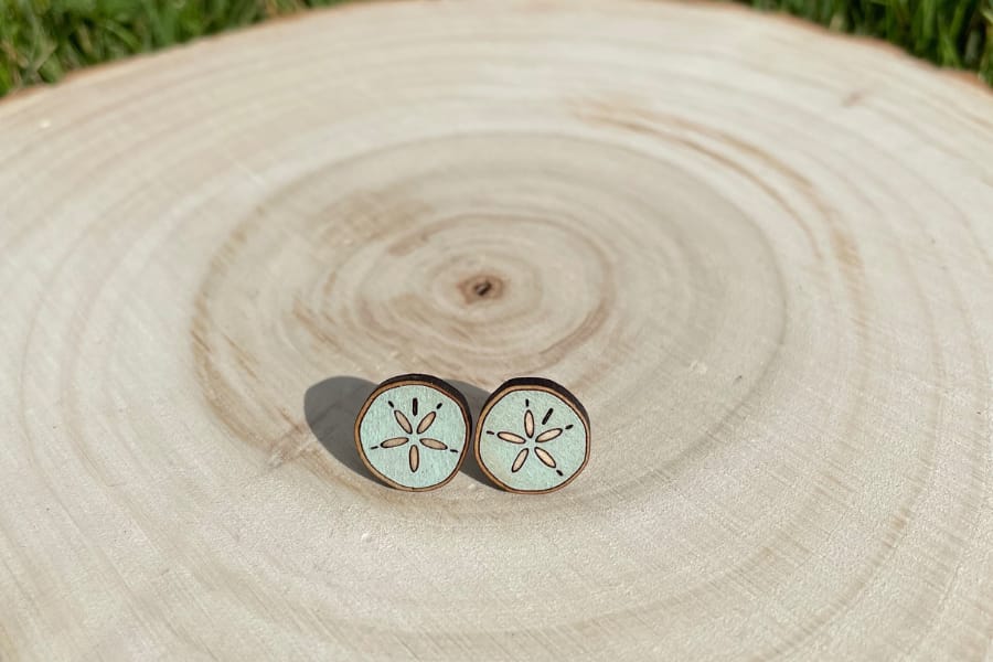 Sand Dollar Studs - Image 2